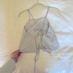 Alice McCall Tie Blue Halter Top